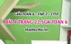 Giải bài 4 trang 22 Toán 6 Tập 2 SGK Chân trời sáng tạo